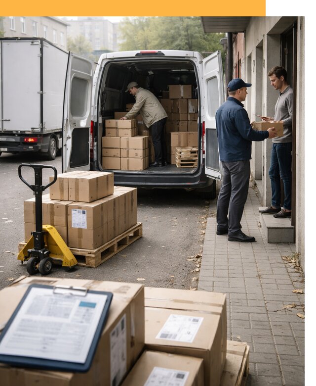 Доставка грузов от двери до двери с таможней от 46575 руб.