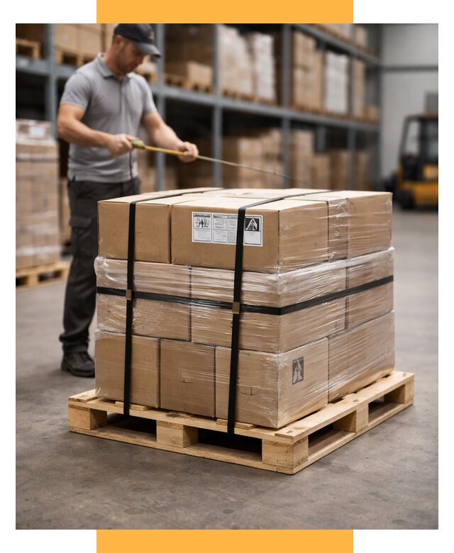 Упаковка и паллетирование грузов от 3623 р. | СетСервис-Вдн