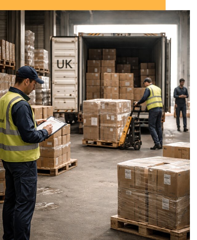 Доставка грузов из Великобритании с таможенным оформлением от 12938