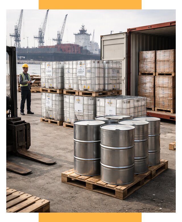 Доставка химического сырья из Индии от 258750 р. | СетСервис-Вдн