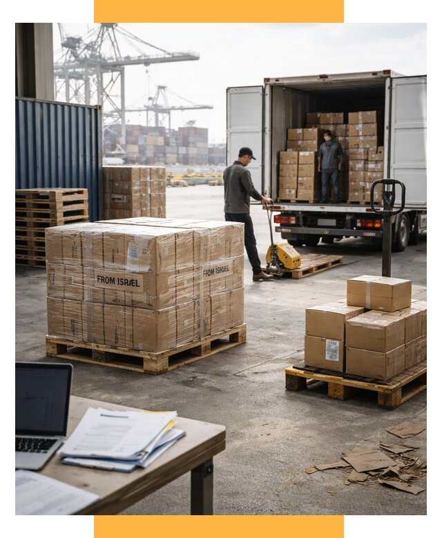 Доставка грузов из Израиля от 15525 р., логистика от СетСервис-Вдн
