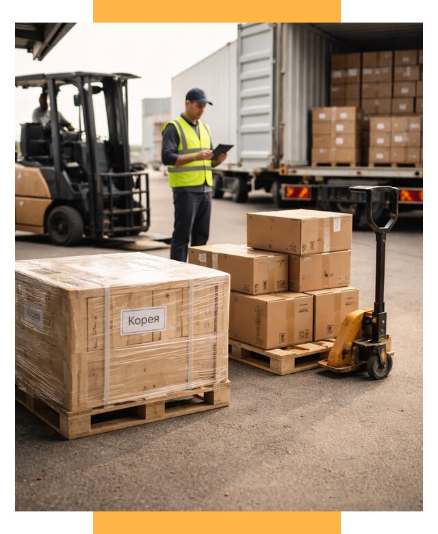 Доставка грузов в Корею из России от 36225 р. | СетСервис-Вдн