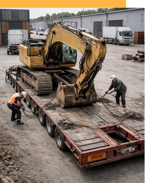 Перевозка спецтехники по России и миру от 46575 руб