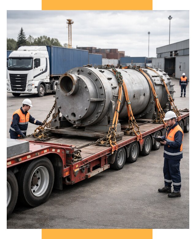 Перевозка тяжеловесных грузов под ключ от 155250 р. | СетСервис-Вдн