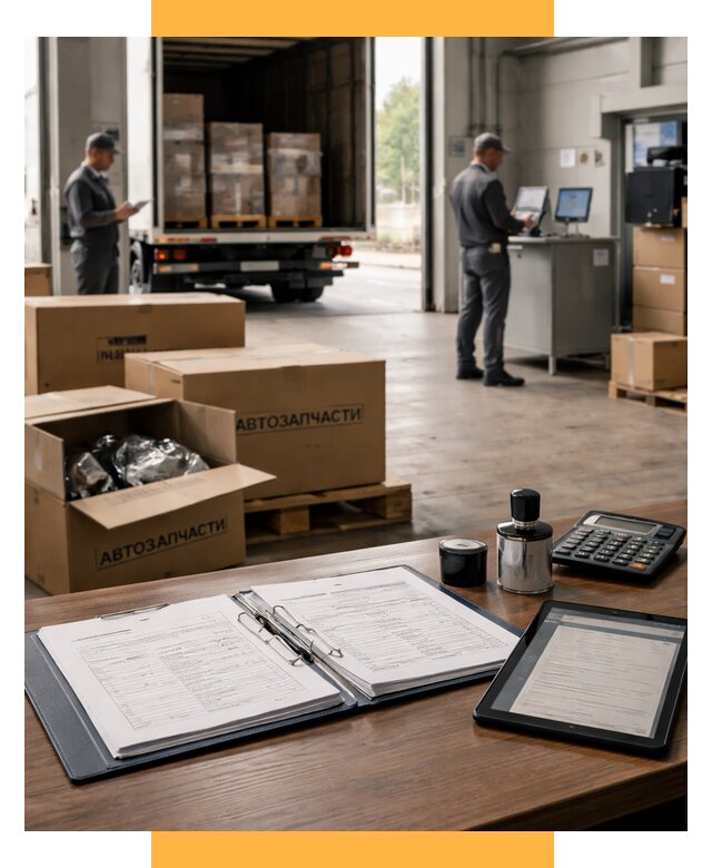 Таможенное оформление автозапчастей под ключ от 8798 р., СетСервис-Вдн
